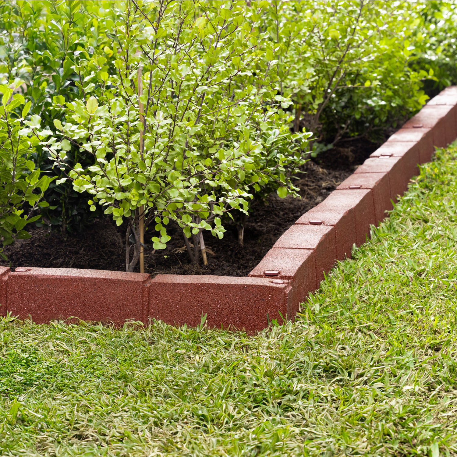 Heritage Brick Rubber Garden Edging