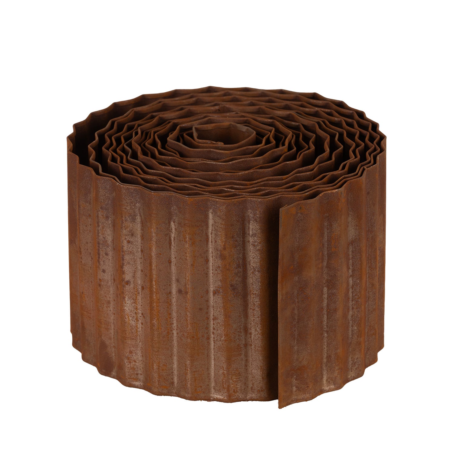 Corrugated Rust Metal Garden Edging