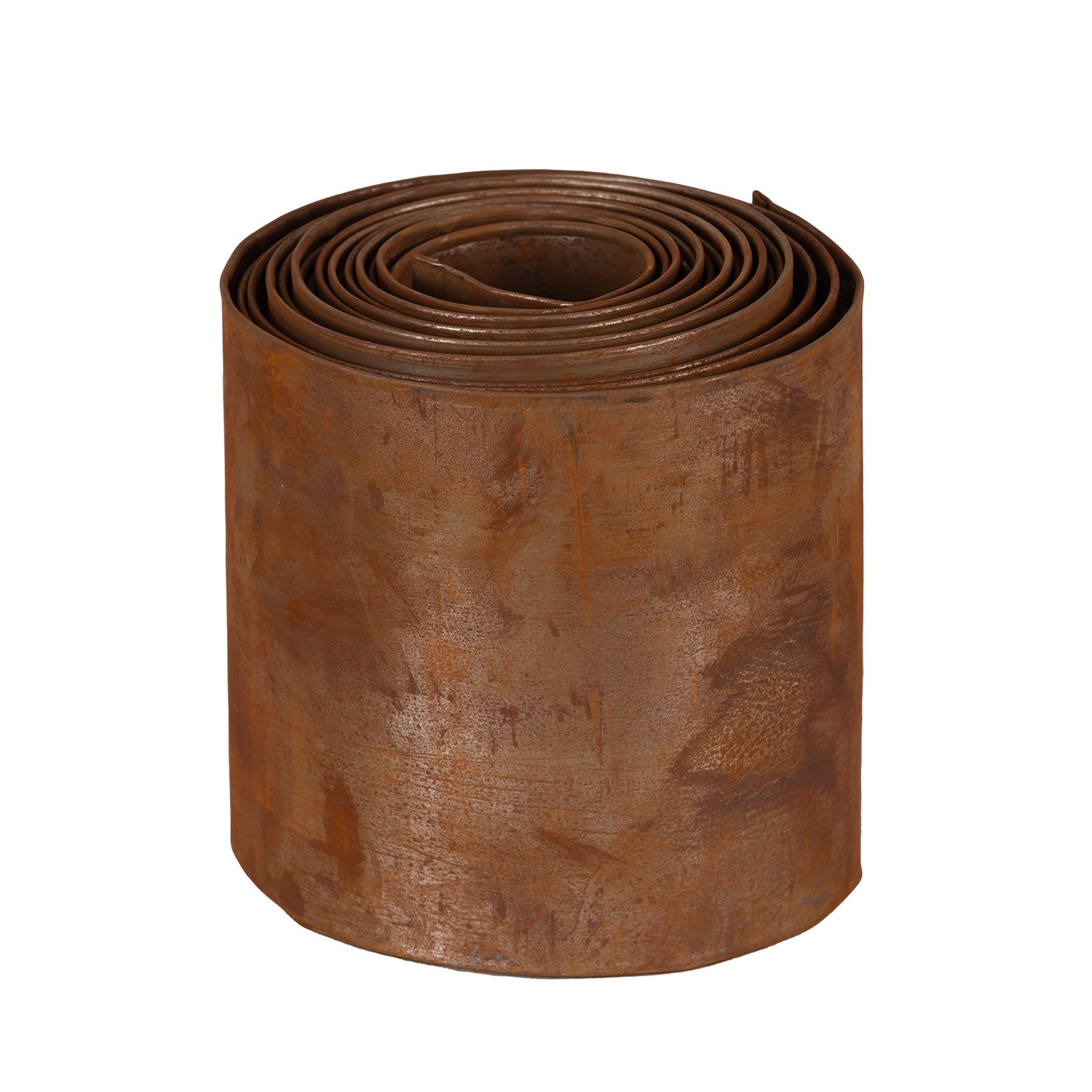 Flat Rust Metal Garden Edging