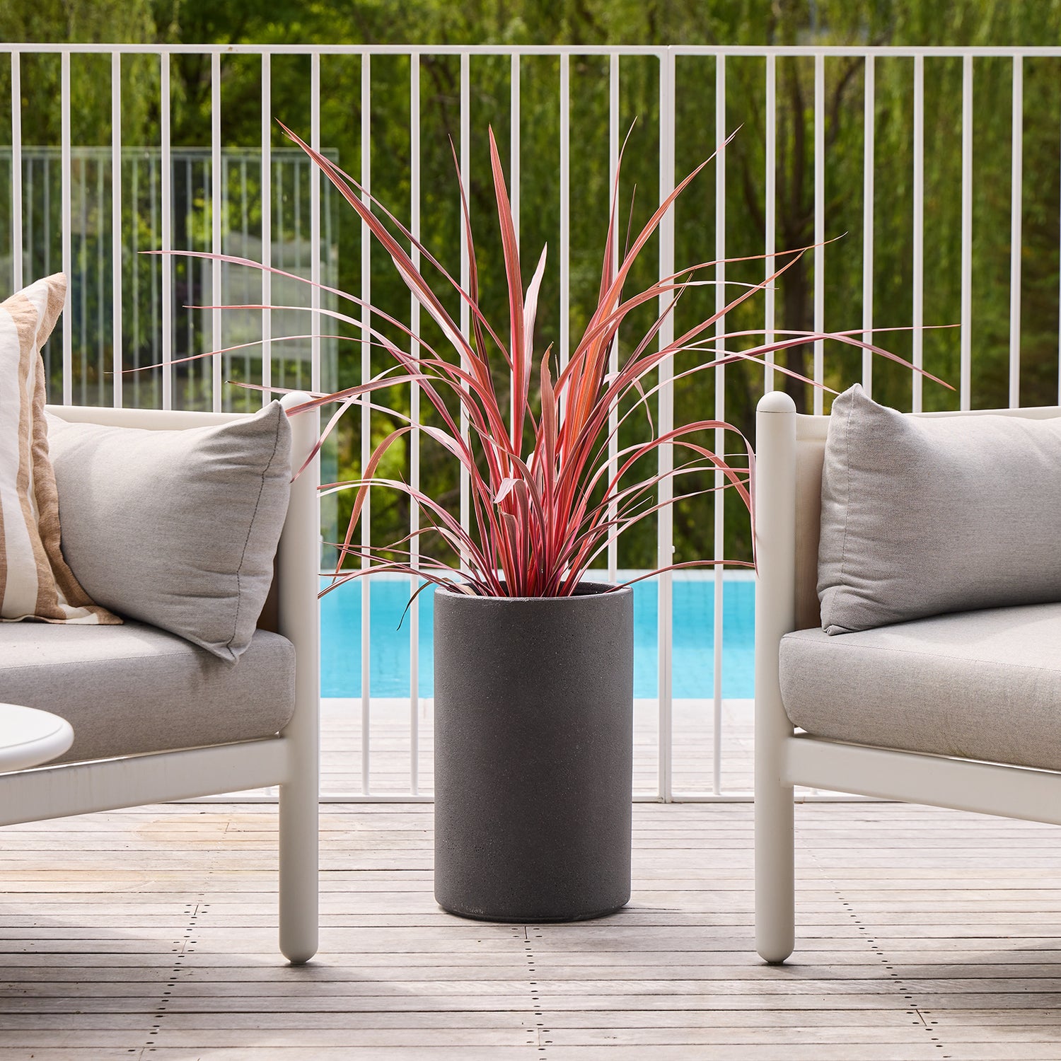 Harper Cylinder in Grey