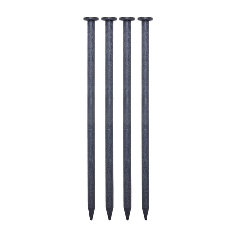 Grey Nylon Garden Edging Pegs 4pk