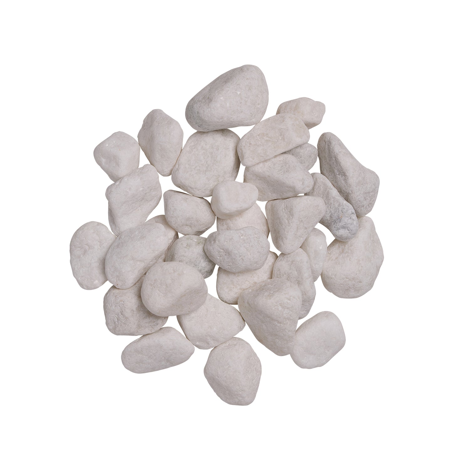 Snow White Quartz 20-25mm Landscaping Pebbles